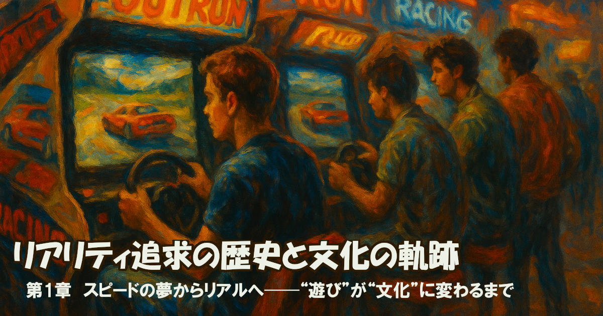 第1章：スピードの夢からリアルへ──“遊び”が“文化”に変わるまで