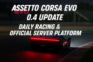 Assetto Corsa EVO 0.4アップデートと公式サーバー戦略の紹介画像
