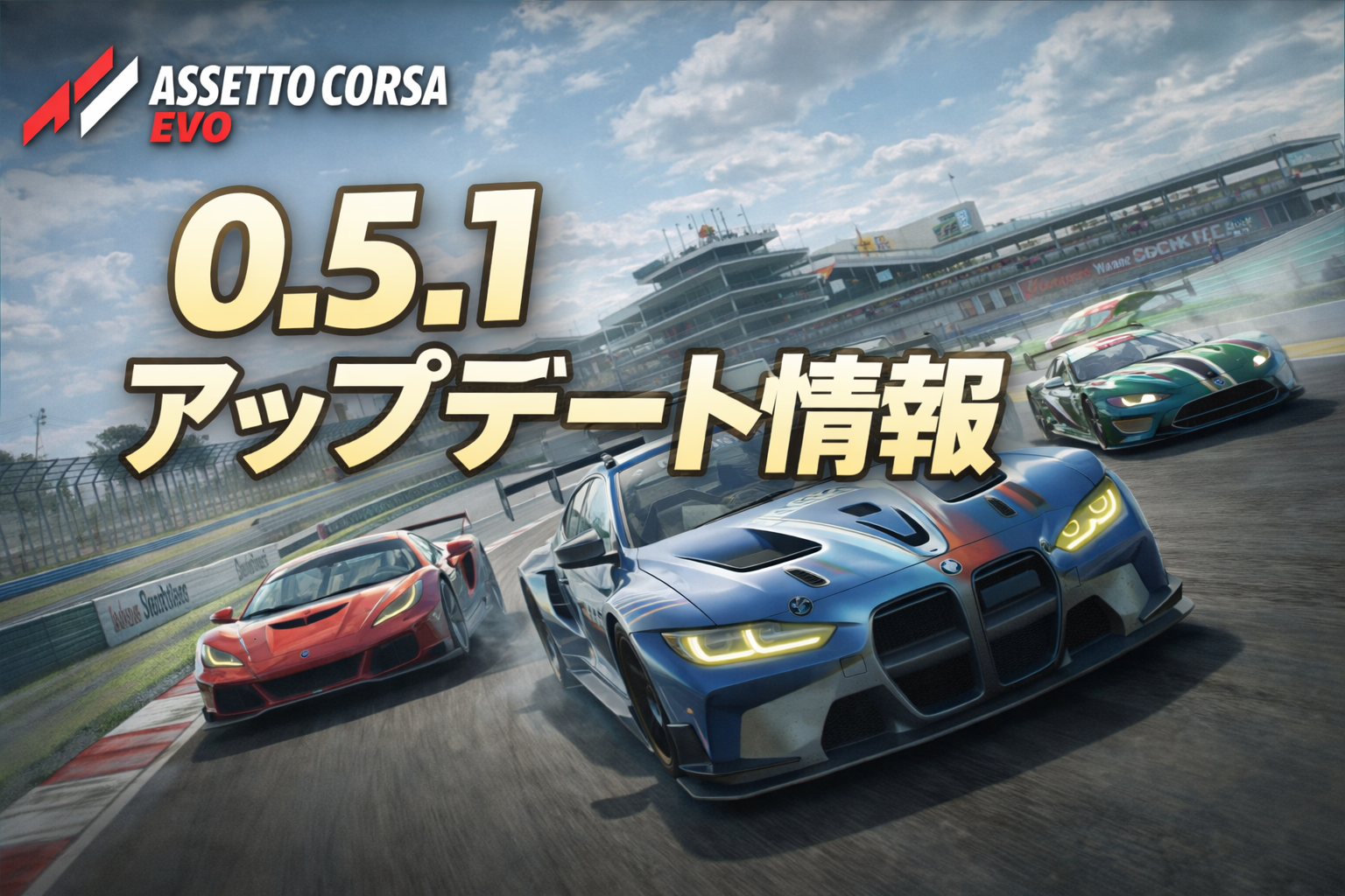 AssettoCorsaEVO 0.5.1アップデート情報