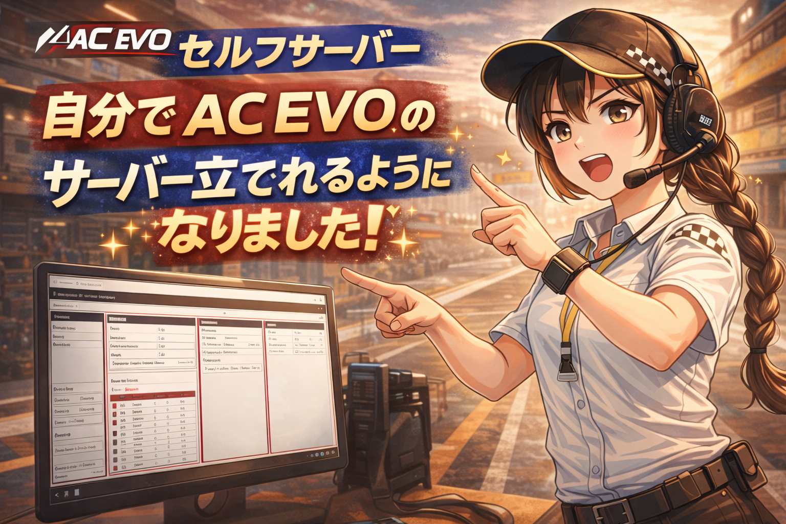 AC EVOのセルフサーバー立ち上げ案内
